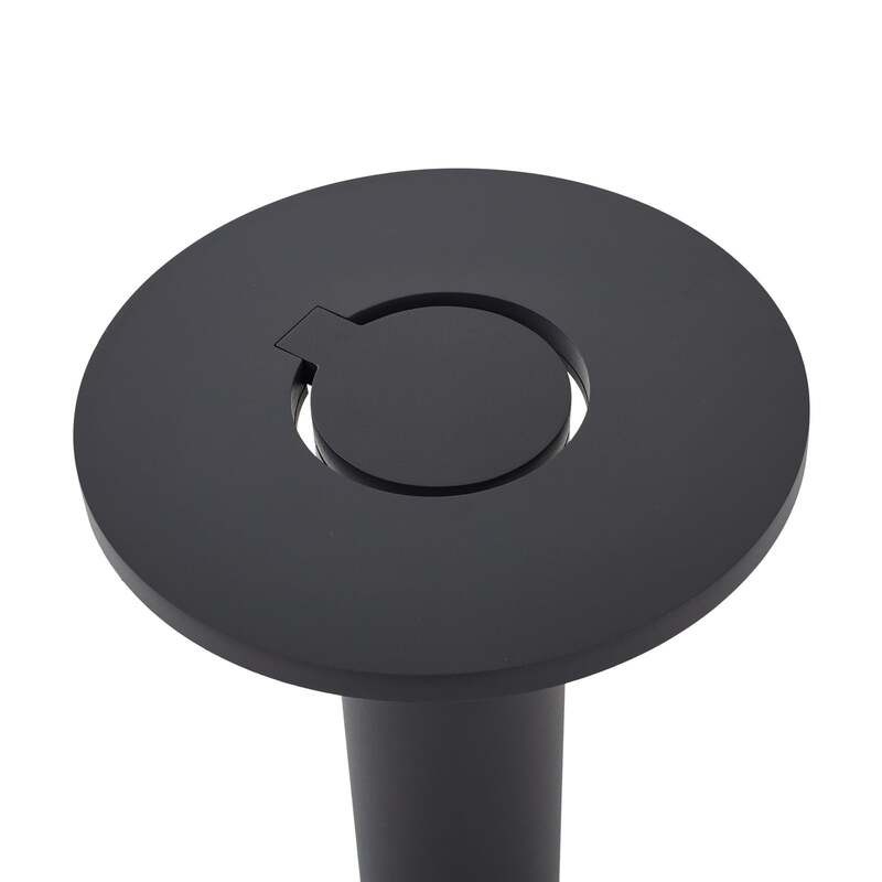 Arcchio Wegeleuchte Gartenleuchte Tovio LED Pollerleuchte anthrazit 65cm hoch - 4251911799583