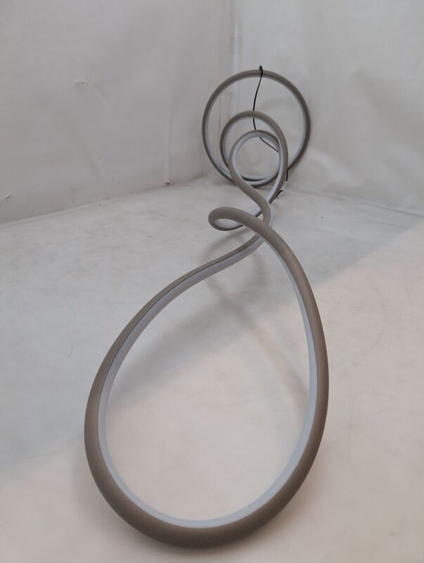 Paul Neuhaus Stehlampe Twist LED dimmbar Lampe warmweiß Aluminium Höhe 143cm - 4012248396001