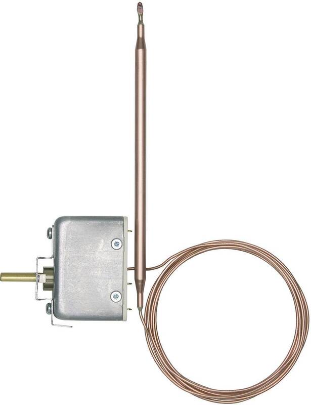 Jumo EM Temperaturregler Thermostat 0-100°C Fernleitung 1000mm Temperaturwächter - 4053877007241