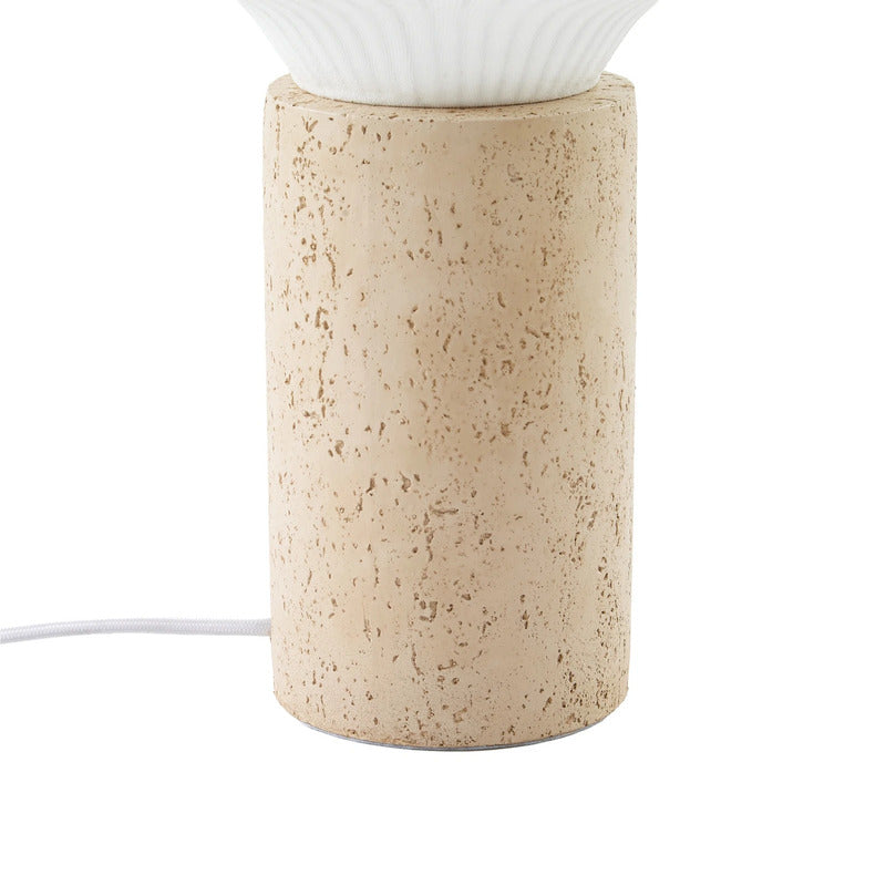 Lucande Tischleuchte Eloise LED Lampe Leuchte Tischlampe weiß 42cm Höhe 30cm - 4255830913556