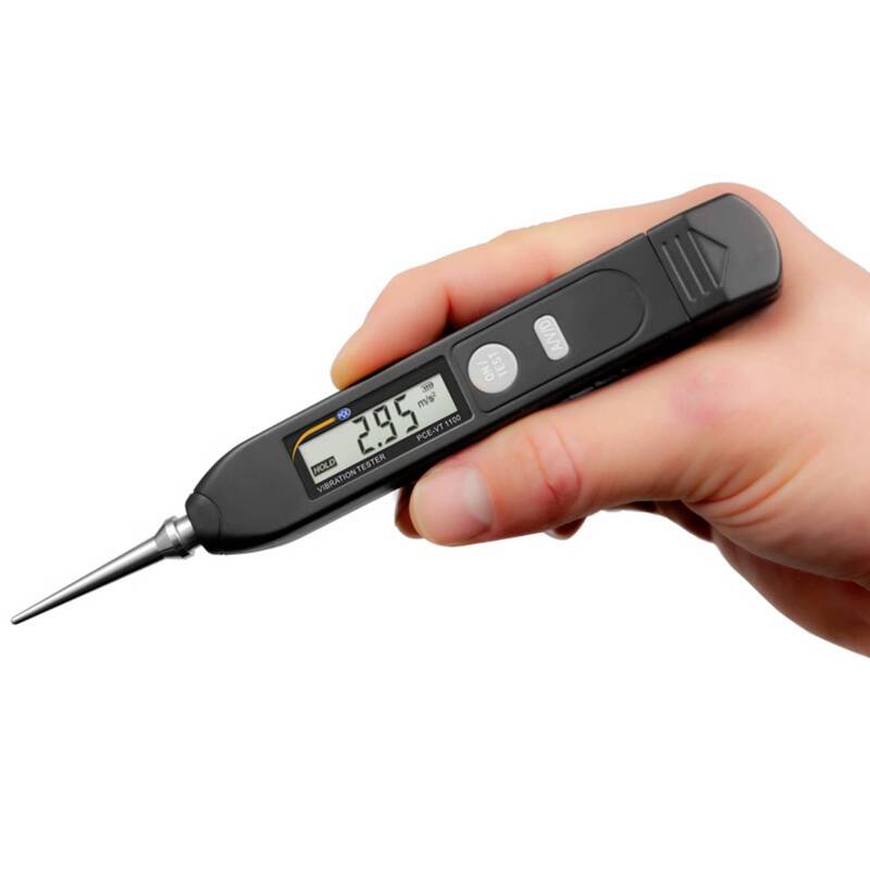 PCE Instruments Beschleunigungsaufnehmer PCE-VT Messgerät Schwingungsmesser - 4250348718365