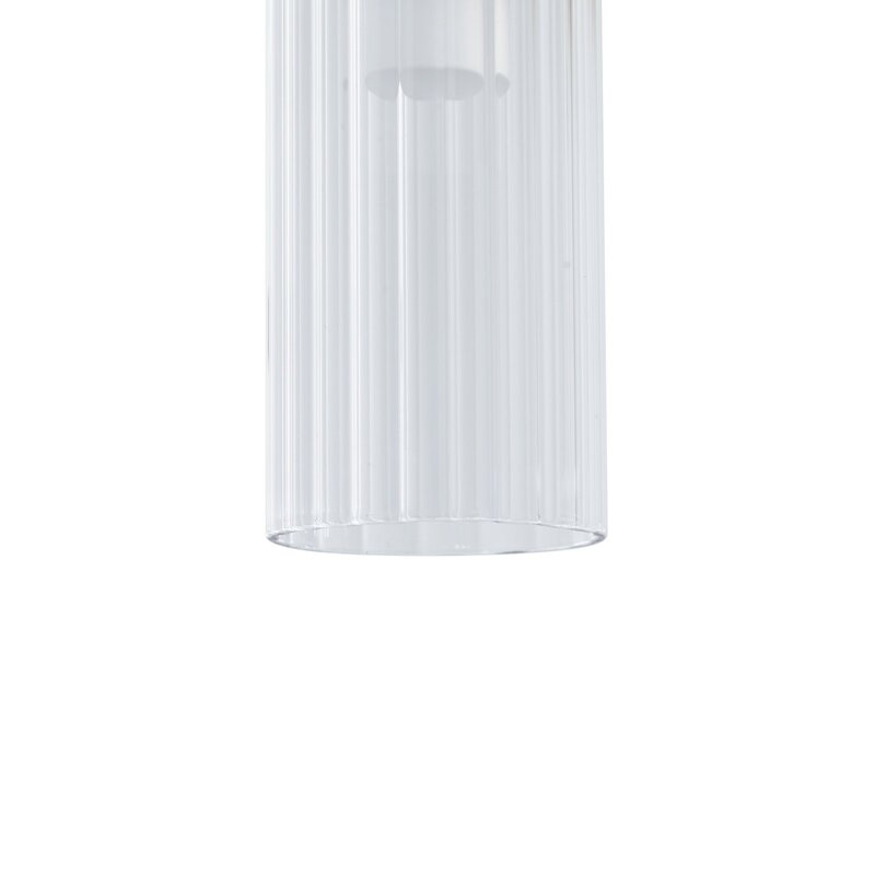 Lucande LED-Deckenleuchte Korvitha 5-flammig grau Glas Deckenlampe Lampe Spot - 4251911775846