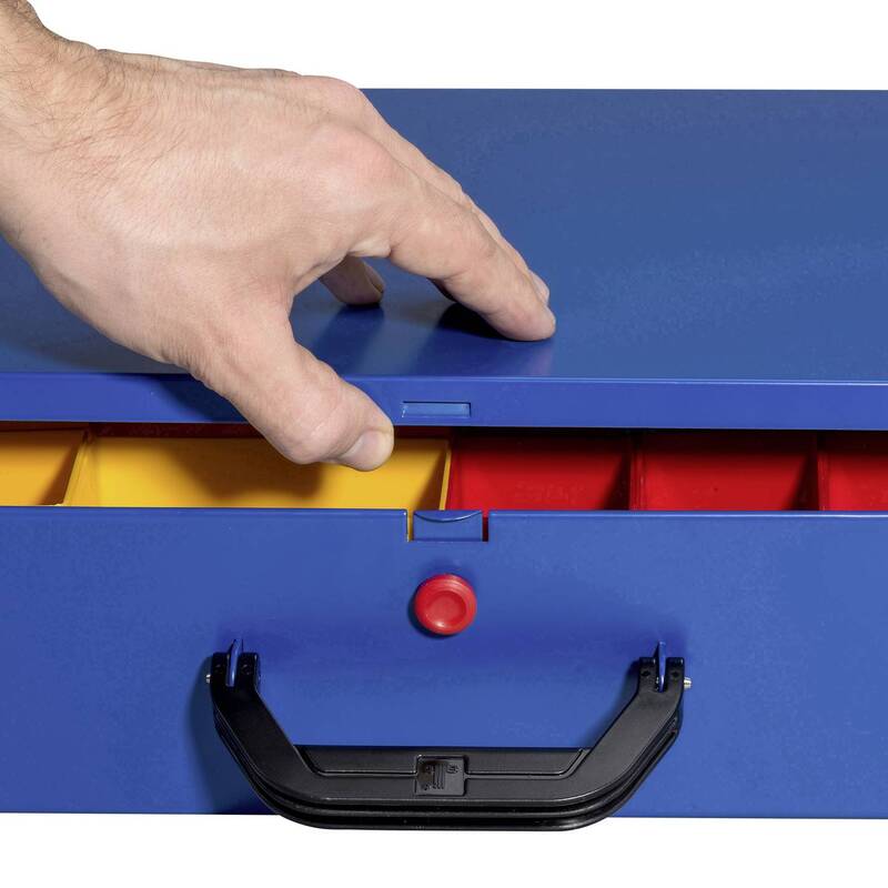 Allit Sortimentskoffer EuroPlus Pro M 44H-48 48 Fächer variable Unterteilung - 4005187541236