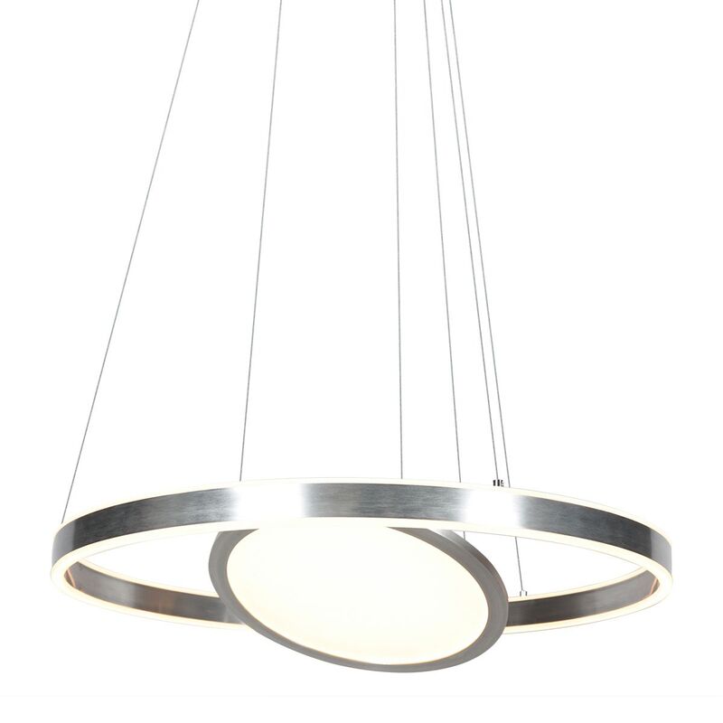 Steinhauer Hängeleuchte Pendelleuchte LED Ringlux Lampe Leuchte Stahl 3 flammig - 8712746173161