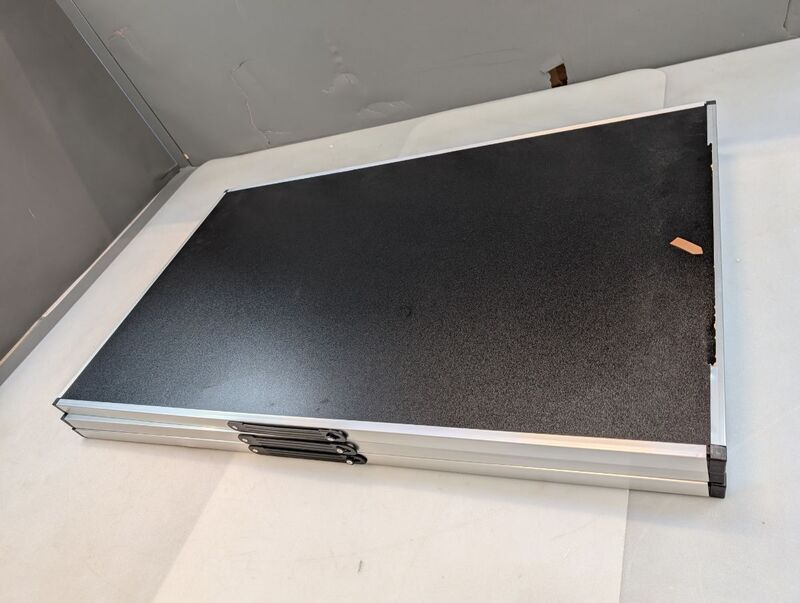 Alu Klapptisch 3er Set Camping Tisch höhenverstellbar klappbar 100x60cm flexibel - 4260565527282