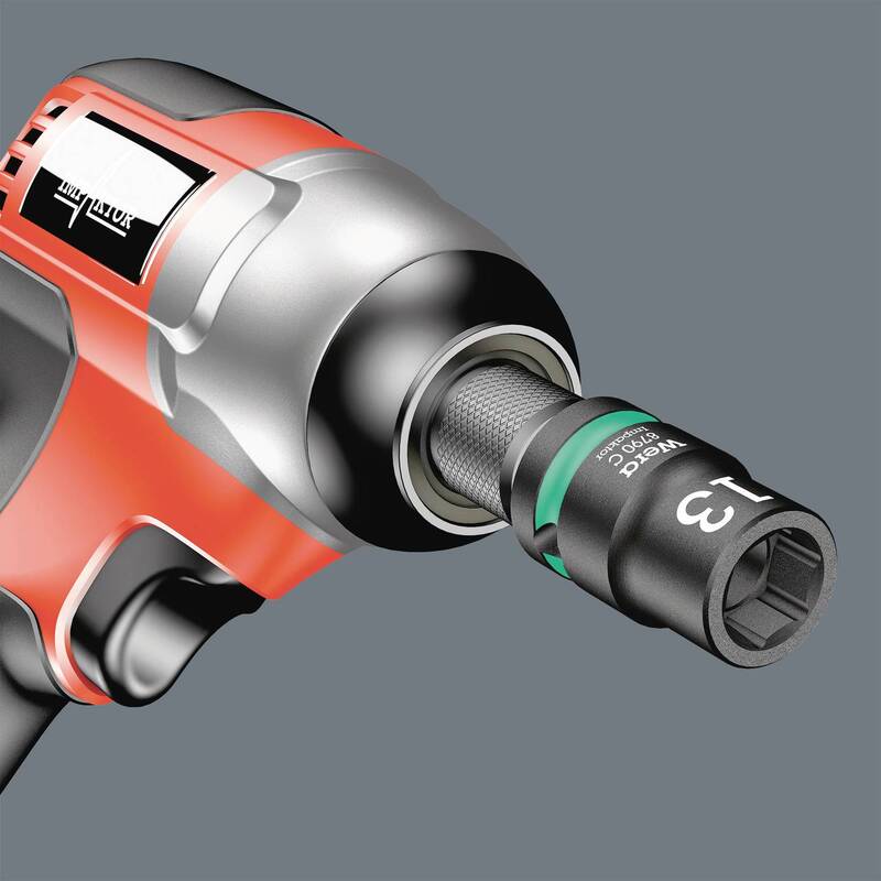 Wera Steckschlüsselsatz Impaktor 1/2" 9-teilig Nuss-Satz auf Magnetleiste - 4013288223289