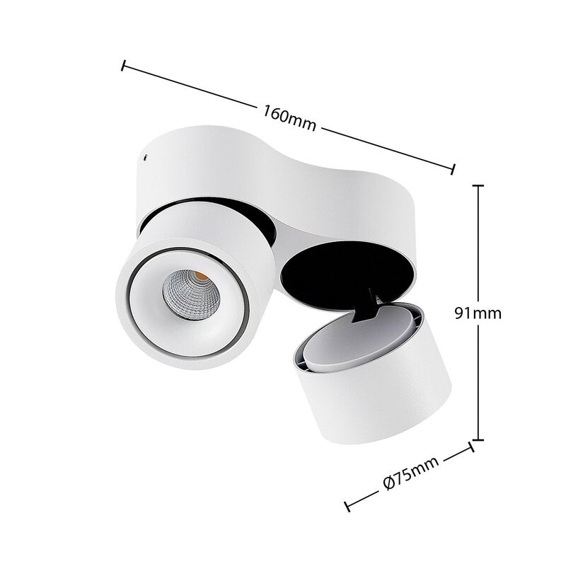 Arcchio Rotari LED-Deckenstrahler Deckenlampe Deko-Deckenlampe 2-flg 2x6,1W LED - 4251096579345