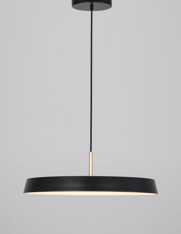 Nova Luce Pendelleuchte Hängeleuchte VETRO LED Schwarz Warmweiß 120x50 cm 35 W - 5212017425744