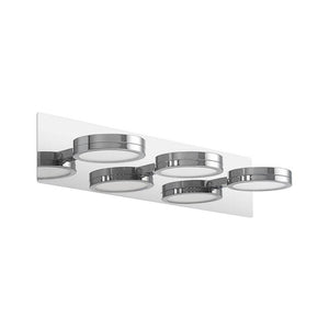 B-Ware Lindby Wandleuchte Wandlampe Bad Led Chrom Skrolla Dreiflammig Warmweiß Universa