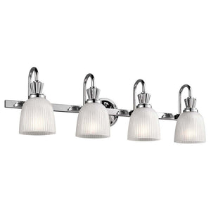B-Ware KICHLER LED-Wandleuchte Cora Badleuchte Wandleuchte Leuchte fürs Bad 4-fl chrom