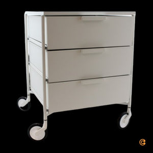 B-Ware Kartell Mobil Rollcontainer Rollen 3 Schubladen Rollwagen SIEHE TEXT/FOTO