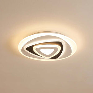 B-Ware Lindby Deckenleuchte Rebeka LED Lampe dimmbar anthrazit Ø50cm CCT Fernbedienung