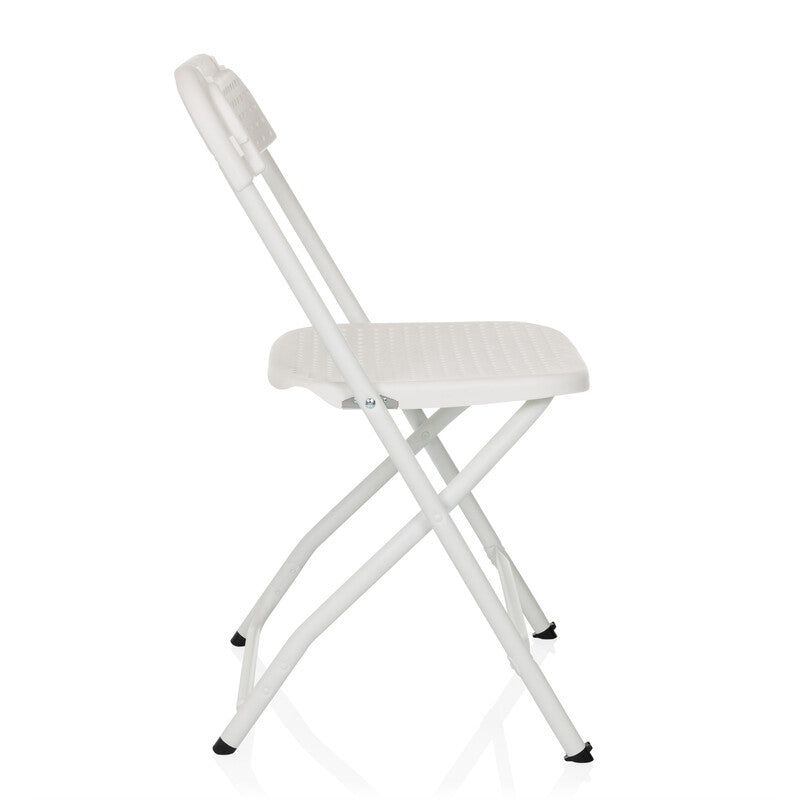 hjh OFFICE Besucherstuhl Klappstuhl Stuhl Kunststoff weiß Outdoor stapelbar7 - 4064323106111