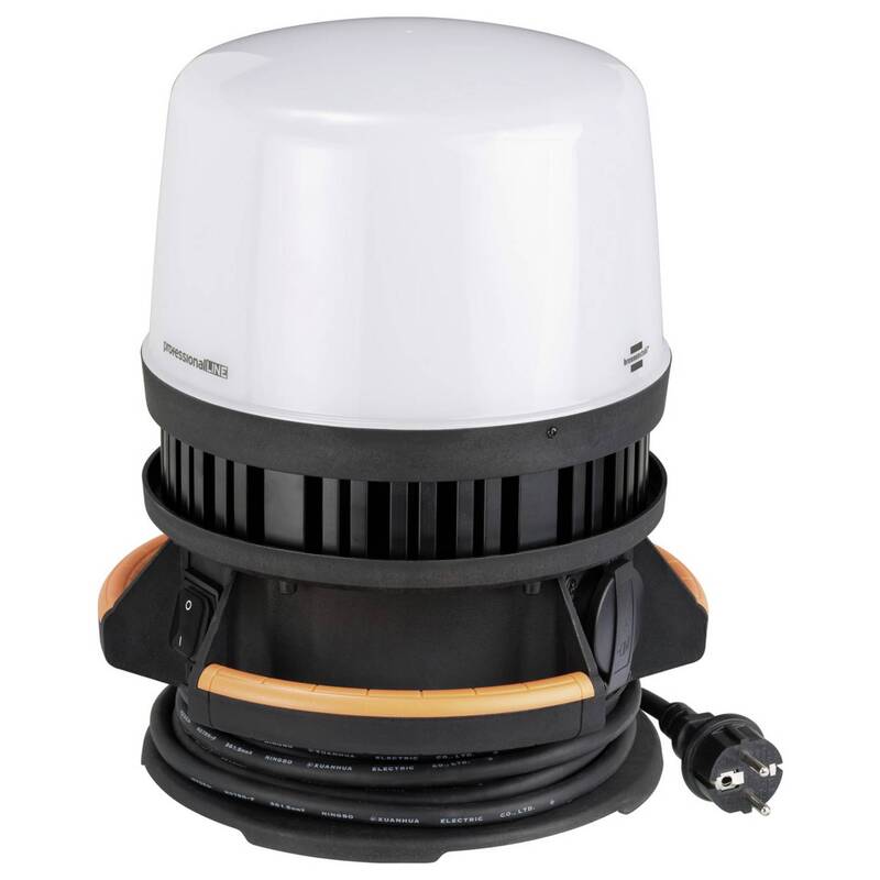 Brennenstuhl LED-Baustrahler ORUM 12050 M 360° mit Steckdose 12600 lm IP54 - 4007123675326