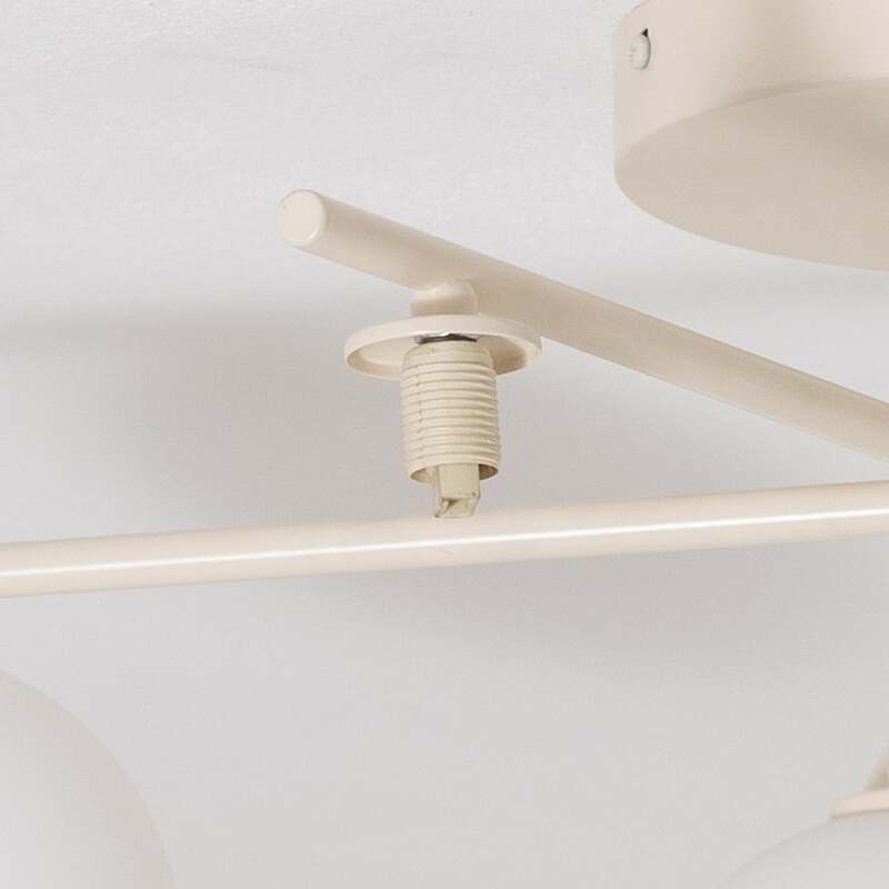 Jupiter Deckenleuchte Lampe Prato LED Hängelampe dimmbar sand 5-flammig Ø66cm - 5905962020781
