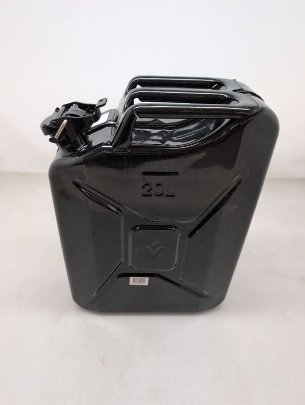 VALPRO Kraftstoffkanister Stahlblech 20l schwarz RAL 9005 kraftstoffbeständig - 4750553002254