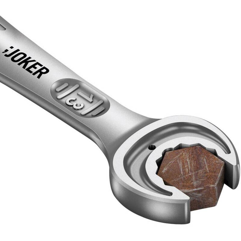 Wera Joker Maul- und Ringratschenschlüssel 17mm 80 Zähne Chrom-Molybdän - 4013288164384