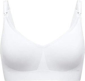 B-Ware Bravado BH Bustier Still BH Nahtlos Umstands BH Weiß 2XL Verstellbar Komfort