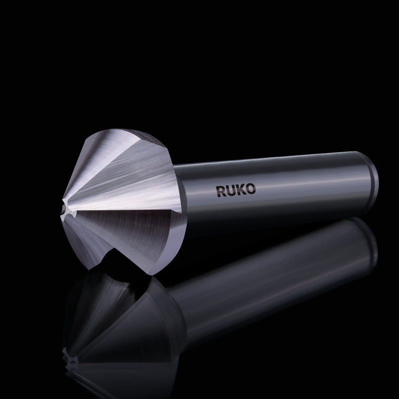RUKO Kegelsenker HSS DIN 335 Form C 90° 5-tlg. Senker Werkzeug Aluminium Stahl - 4007140272171