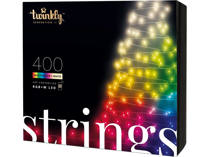 Twinkly Lichterkette 400 LEDs 32m Dekolicht Innen Außen individuell steuerbar - 8056326673390