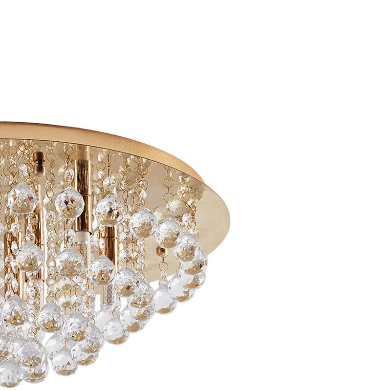 Lindby Gillion Deckenlampe Hängelampe Deckenlicht Wohnzimmerleuchte G9 8-flg 953 - 4251096590050