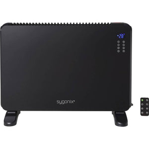 B-Ware SYGONIX GLASKONVEKTOR ELEKTROH Heizgerät Heizung Raumheizung 2000W Weiß