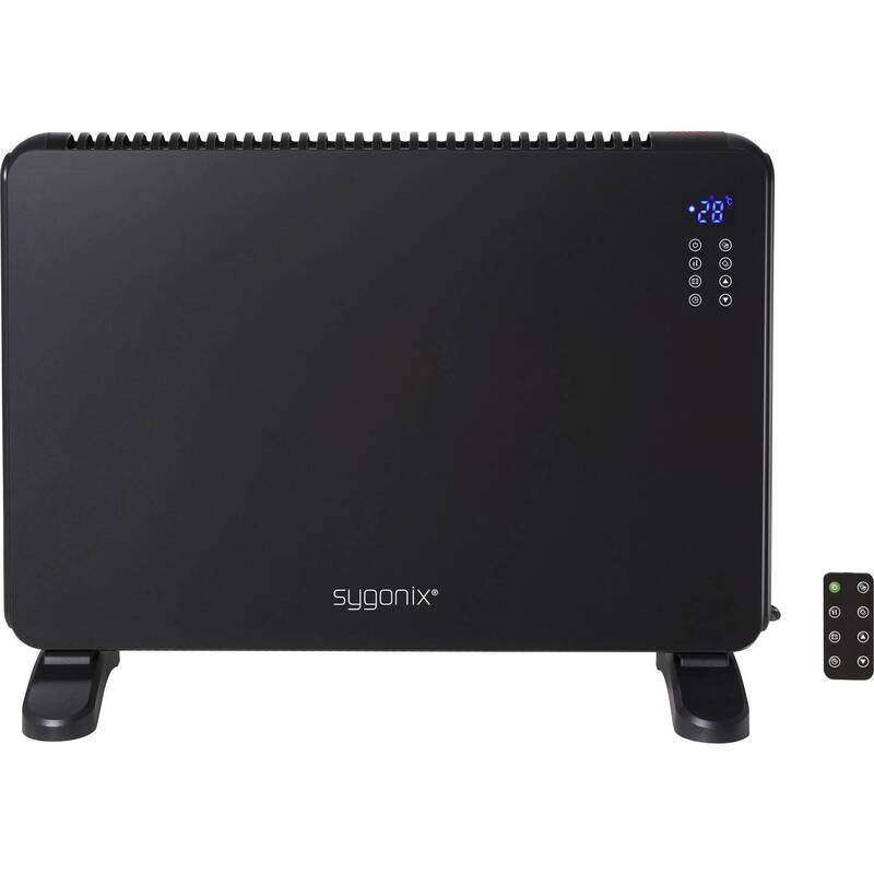 SYGONIX GLASKONVEKTOR ELEKTROH Heizgerät Heizung Raumheizung 2000W Weiß - 4064161407524