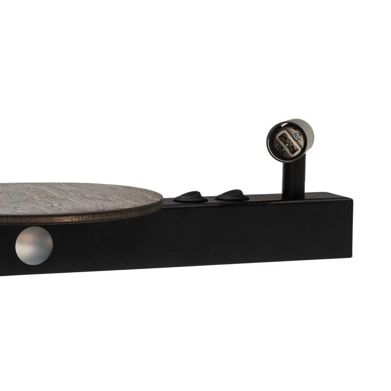 Sigma Wandleuchte Hotel Mood schwarz-braun LED Wandlampe Leuchte Metall Holz - 5902846817857