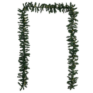 B-Ware Sirius LED-Girlande Anton mit Timer Weihnachtsgirlande Dekogirlande 150 LED grün