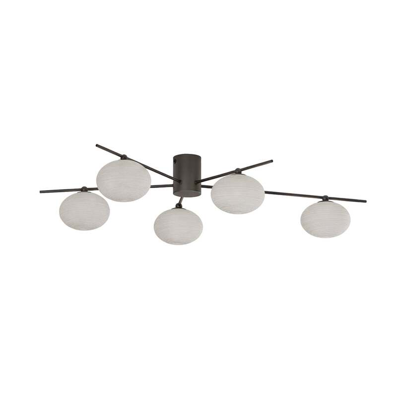 Lindby Deckenleuchte Valisa schwarz 5-flammig Deckenlampe Lampe SIEHE TEXT/FOTO - 4251911785661