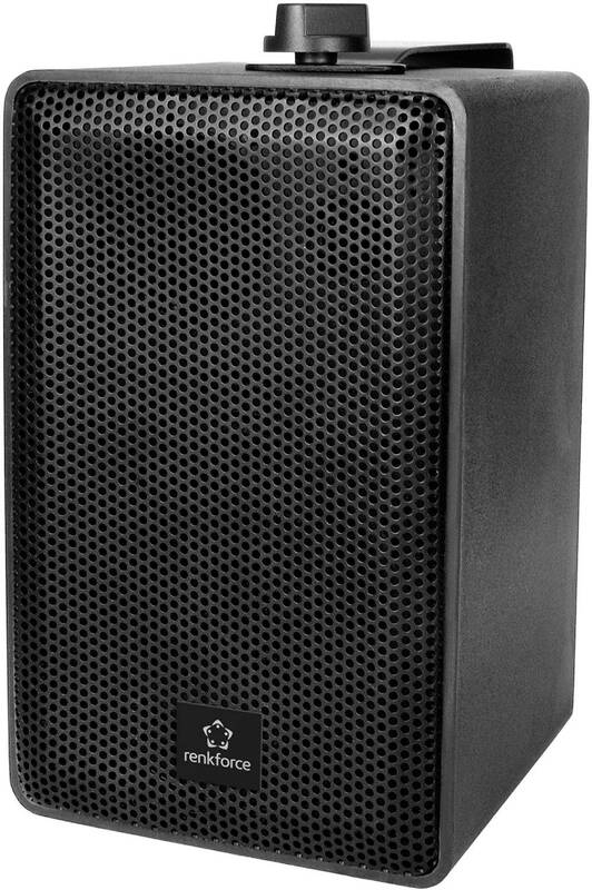 RENKFORCE RL100W BK Regallautsprecher 100W 90Hz-20kHz 87dB Schwarz Paar - 4016138951301