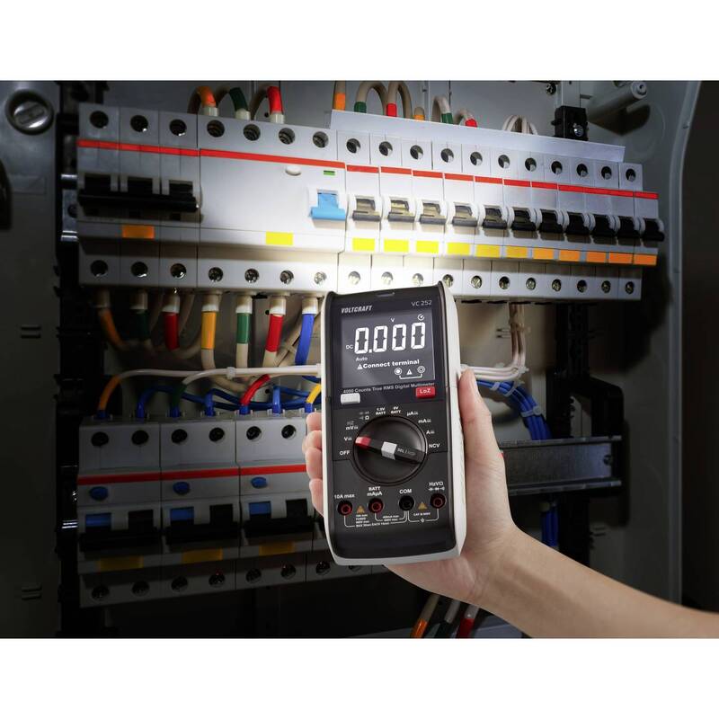 VOLTCRAFT VC252 Digital Multimeter Hand-Multimeter True RMS 600V 10A - 4064161218021