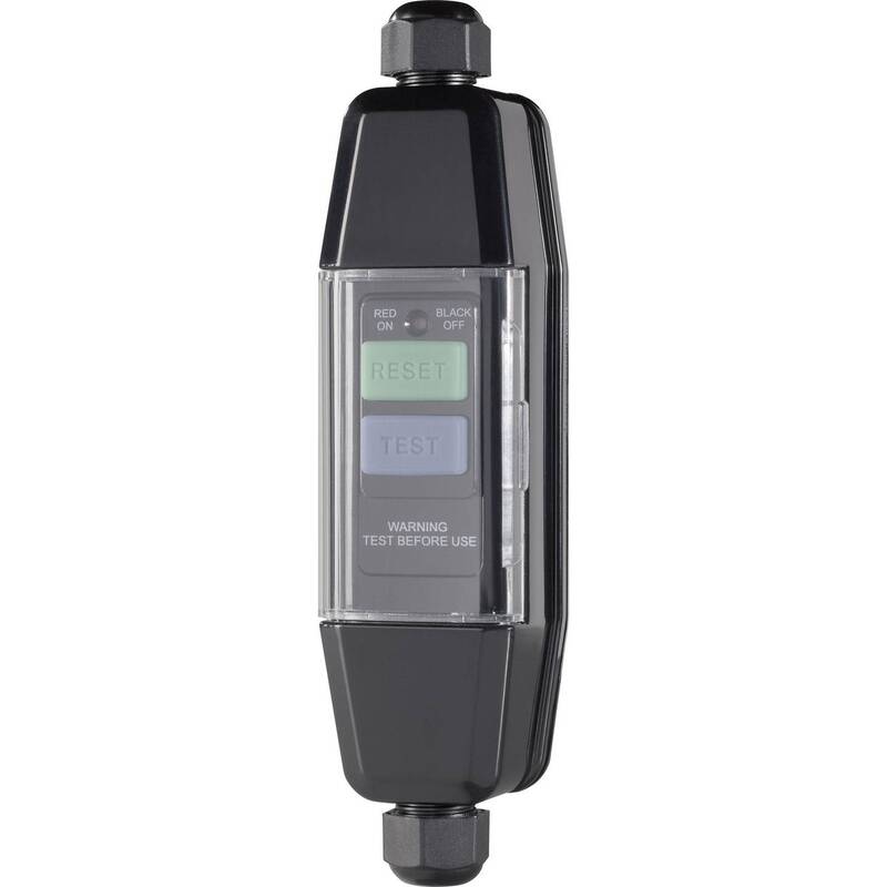 Sygonix Personenschutz-Zwischenschalter PRCD 230V 16A IP55 Schwarz 199x47x54mm - 4053199574810