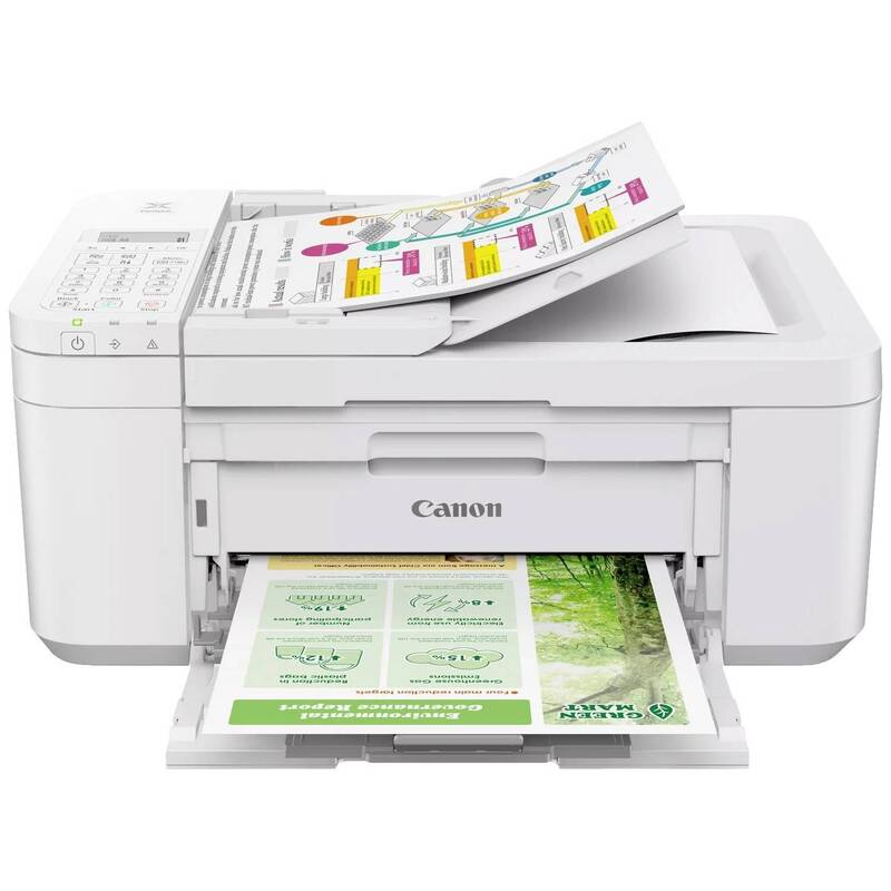 Canon PIXMA TR4751i Multifunktionsdrucker A4 WLAN Duplex Fax Scanner Weiß - 4549292191882