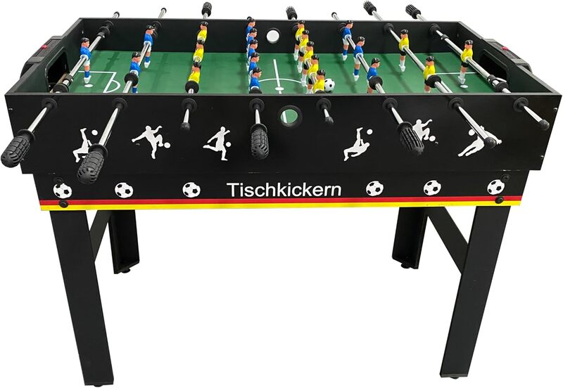 Izzy 4-in-1 Multi-Kicker Tischfußball Billard Tischtennis Air Hockey 123cm - 4047385499155