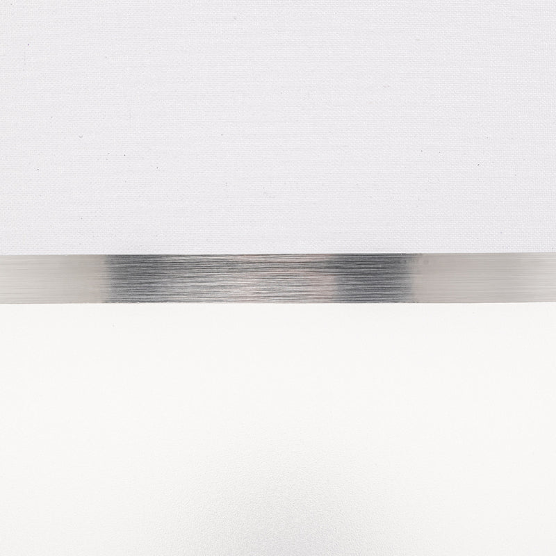 Lampenschirm Helen E27 LED Hängeleuchte Lampe Leuchte weiß silber Ø35cm Höhe20cm - 5902349227672