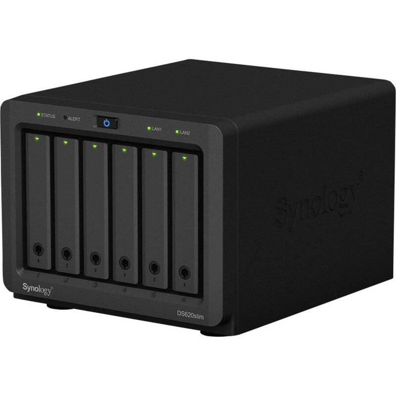 Synology Netzwerkspeicherlösung NAS DS620slim für 6 Festplatten ohne Festplatte - 4711174723164