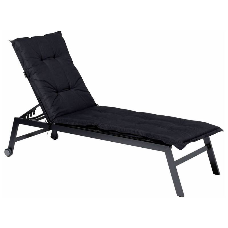 Madison Liegenauflage Relaxliege LIGSA052 Auflage Schwarz 200x60cm 2kg 7cm dick - 8713229115166