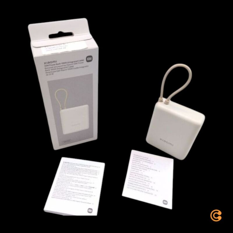 Xiaomi Powerbank 10000 mAh Zusatzakku Li-Ion USB-C Akku Ladegerät Weiß matt - 6941812743669
