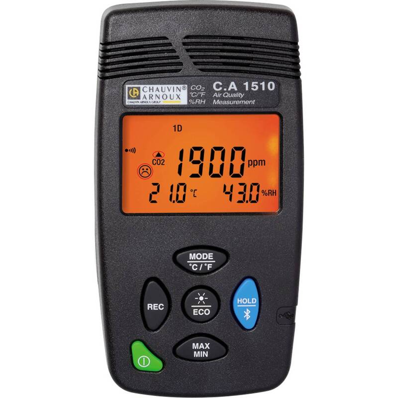 Chauvin Arnoux Kohlendioxid-Messgerät C.A 1510 CO2 Messgerät Datenlogger - 3760171419564