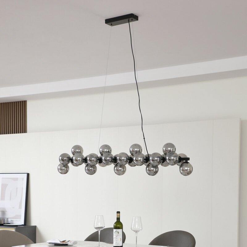 Lucande Hängeleuchte Naelen Hängelampe Deckenlampe schwarz/grau SIEHE TEXT/FOTO - 4251911778687