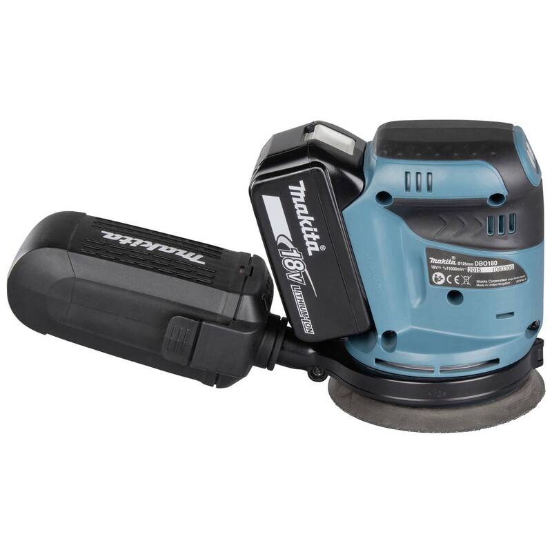 Makita Akku-Exzenterschleifer DBO180Z 18V Ø125mm Schleifmaschine ohne Akku 5kg - 88381658584
