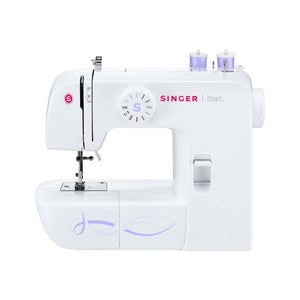 B-Ware Singer Nähmaschine Freiarm Start 1306 4 Step mechanisch weiß Knopflochboden