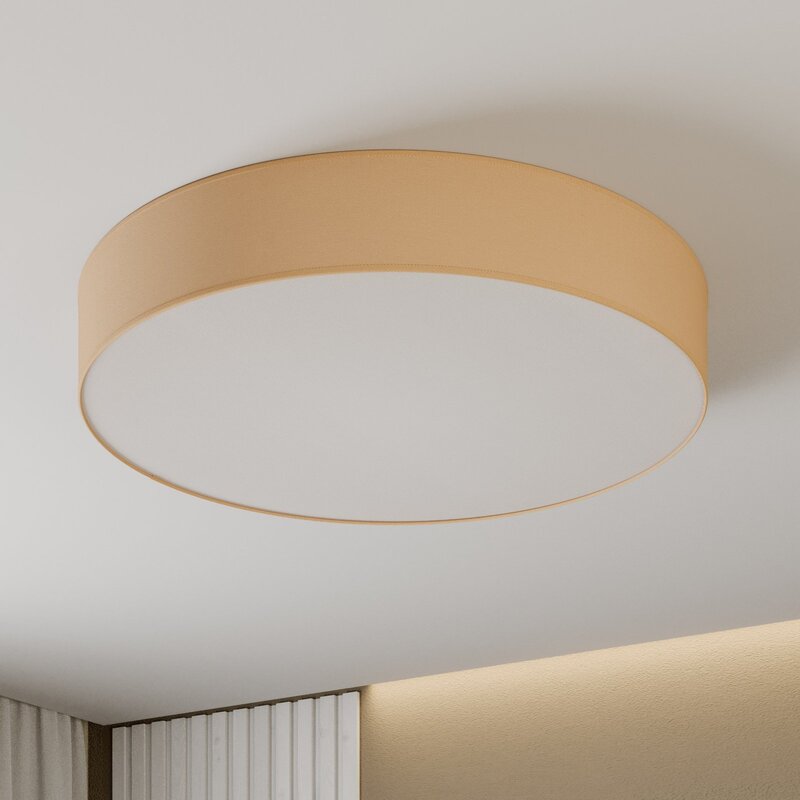 TK Lighting Deckenleuchte  Rondo beige Ø 80 cm SIEHE TEXT/FOTO - 11803561088724