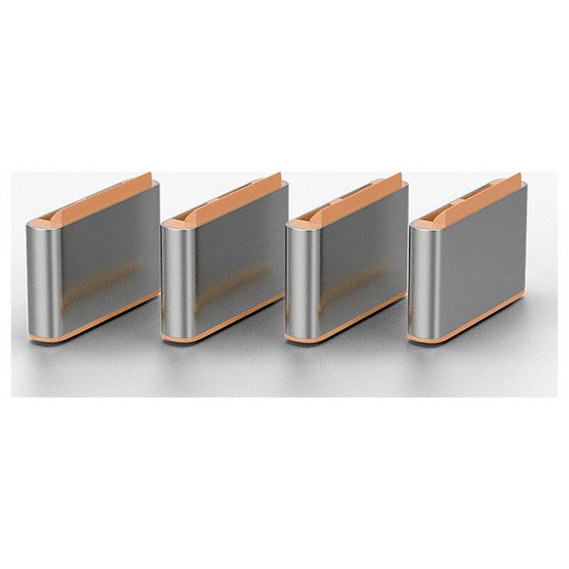 LINDY USB-C Port Schloss ohne Schlüssel 10er Set orange für Datensicherheit - 4002888404402