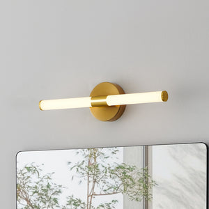 B-Ware Eglo Wandlampe Ramola LED Wandleuchte CCT dimmbar messingfarben IP44 45cm