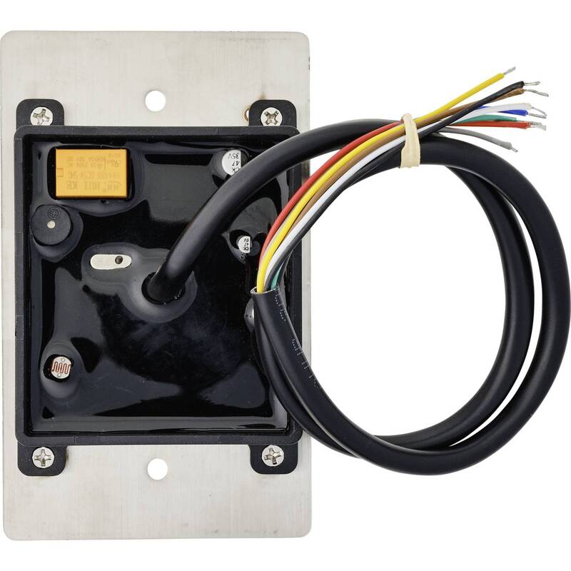 Sygonix Fingerprint RFID Zugangssystem Unterputz IP66 12V 203g schwarz 70x115mm - 4064161183985