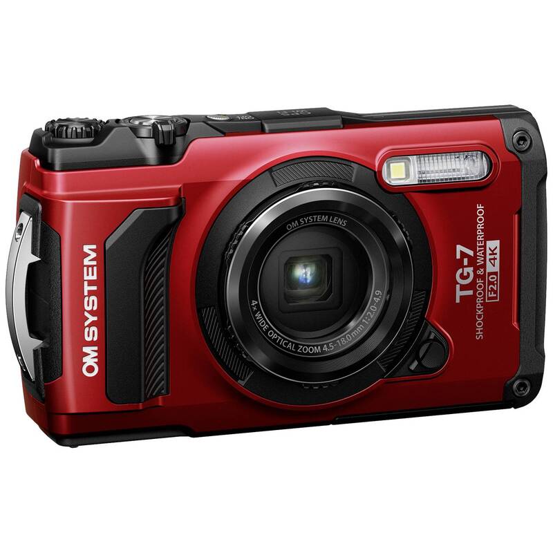 OM System TG-7 Digitalkamera Kamera 12 Megapixel Zoom 4x Wasserdicht 4K - 4545350055981