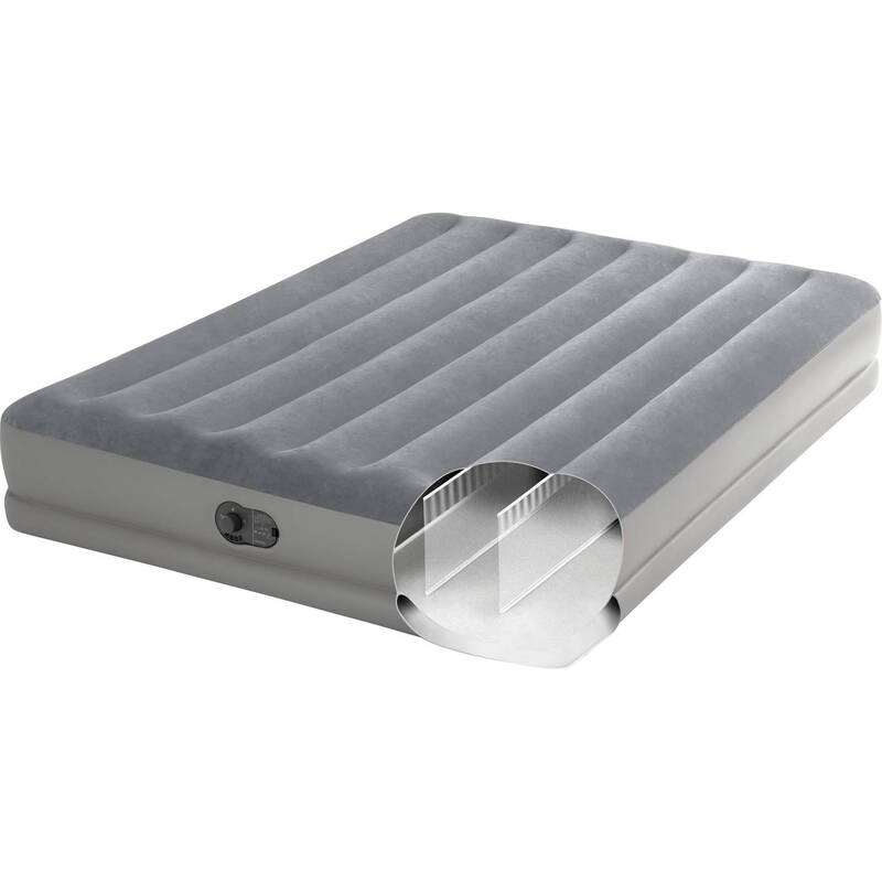 Intex Luftbett DuraBeamPrestige Queen 203x152cm mit elektrischer Pumpe 30cm hoch - 6941057421988