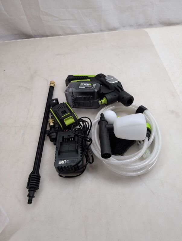 Worx Professional Akku-Hochdruckreiniger WU633 56 bar Kaltwasser 220 l/h mobil - 4064161501284